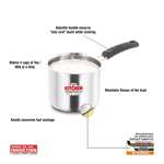 Kitchen Essentials Stainless Steel Milk Pan Silver